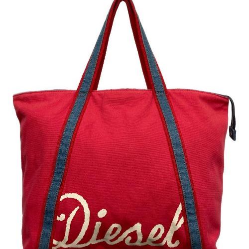 【値下OK】DIESEL トートバッグ 本革 レザーバッグ アンティーク 古着 トートバッグ ハンドバッグ レザー 茶 ブラウン（2024/09/18買取