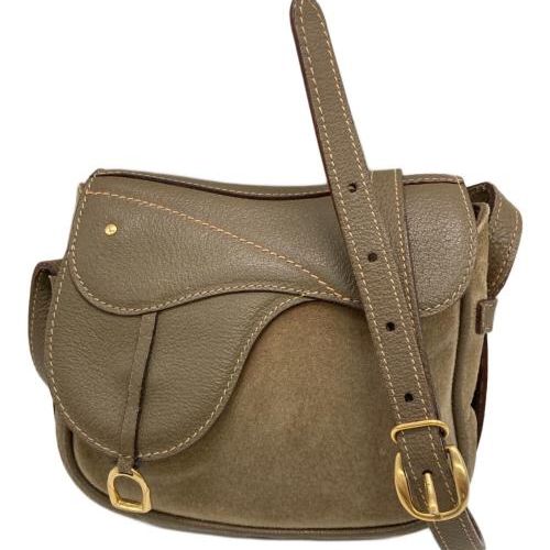 中古・古着通販】GUCCI (グッチ) スウェードレザーショルダーバッグ