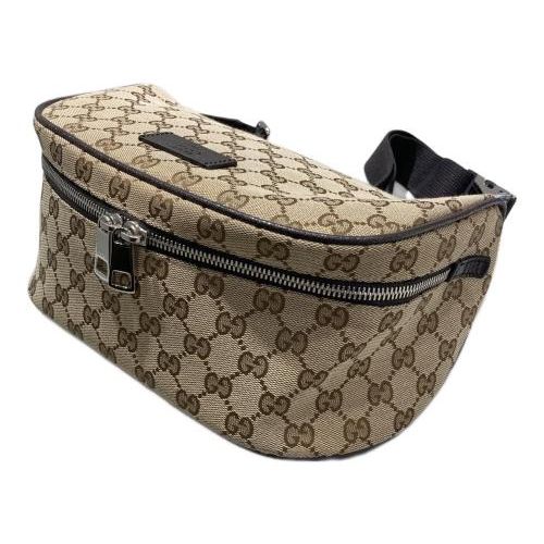グッチ GUCCI GG柄 ウエストバッグ 中古品 GUCCI（グッチ） 【超美品】グッチ GG柄 GGキャンバス ボディバッグ