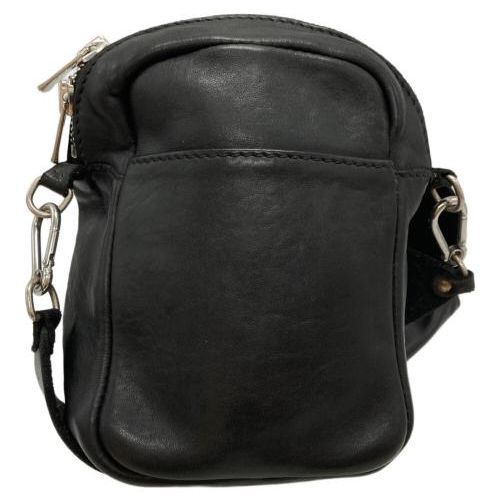 中古・古着通販】GUIDI (グイディ) レザークロスボディバッグ ブラック