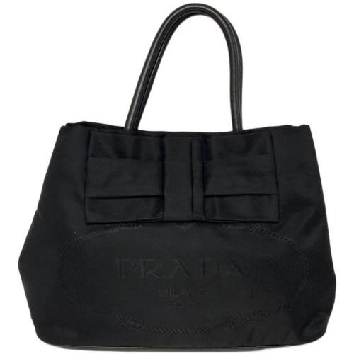 ☆専用☆プラダ 36 PRADA リボン フラット ブラック 黒 ☆専用☆プラダ