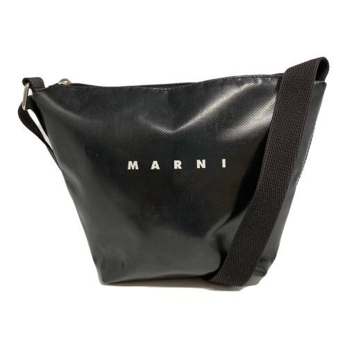 中古・古着通販】MARNI (マルニ) PVCショルダーバッグ ブラックブルー