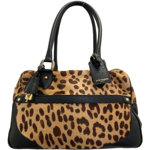 J&M DAVIDSON ハンドバッグ レオパード 付属品付き w10 J&M DAVIDSON