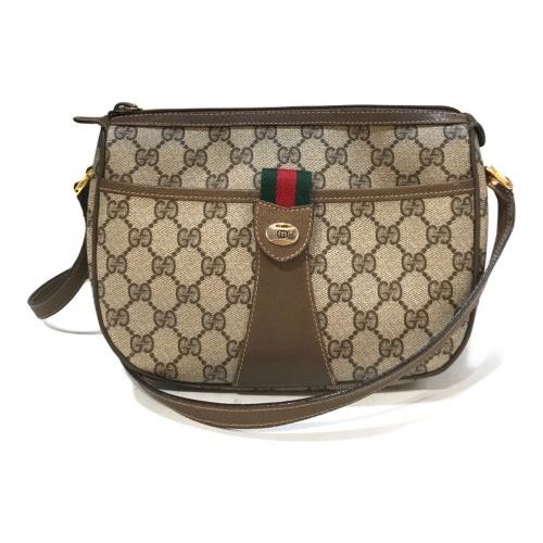 【中古・古着通販】OLD GUCCI (グッチ) GGプラス ショルダーバッグ ブラウン｜ブランド・古着通販 トレファク公式【TREFAC  FASHION】スマホサイト