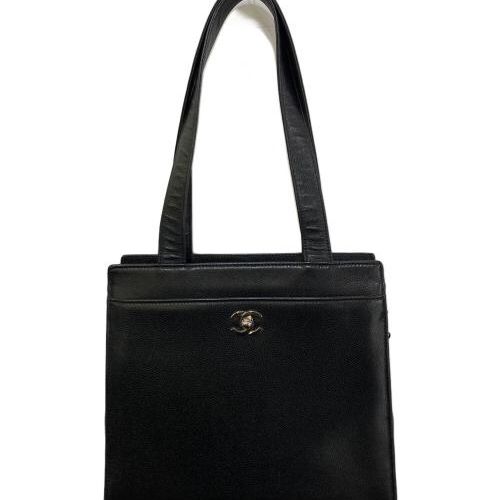 中古・古着通販】CHANEL (シャネル) キャビアスキンココマークトート