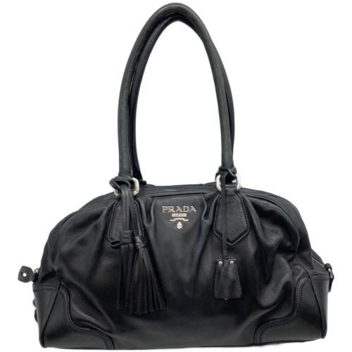 中古・古着通販】PRADA (プラダ) ハンドバッグ ブラック｜ブランド