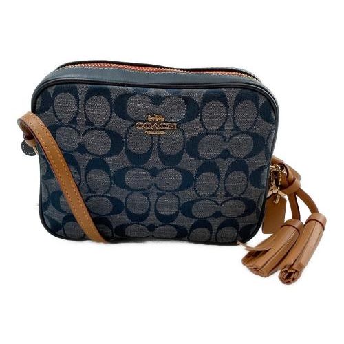 【COACH】 ショルダーバッグ シグネチャーデニム 新品 未使用 中古・古着通販】COACH (コーチ) シグネチャー ミニカメラ デニム