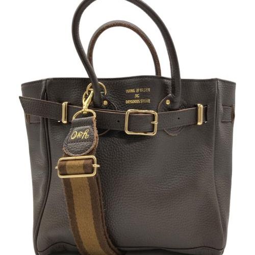 【中古】ヤングアンドオルセン YOUNG & OLSEN フレームワーク別注 トートバッグ レザー 本革 ベルト 茶色 ブラウン 中古・古着通販】YOUNG & OLSEN The DRYGOODS STORE (ヤングアンド