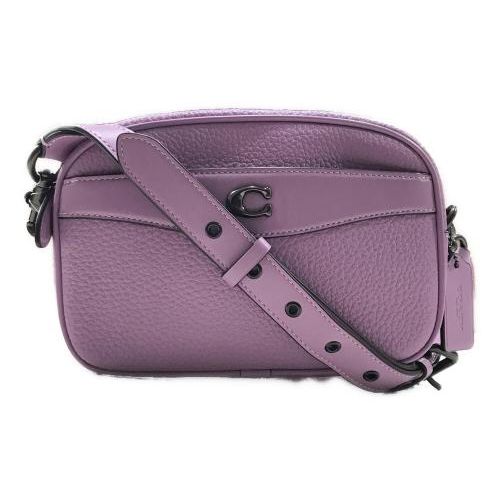 中古・古着通販】COACH (コーチ) カメラショルダーバッグ パープル