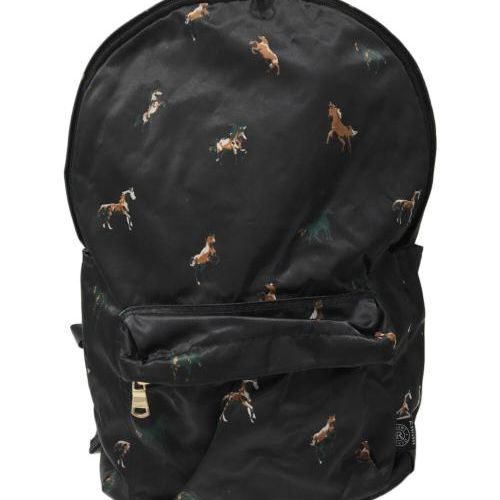 中古・古着通販】russet (ラシット) ホース柄リュック ブラック