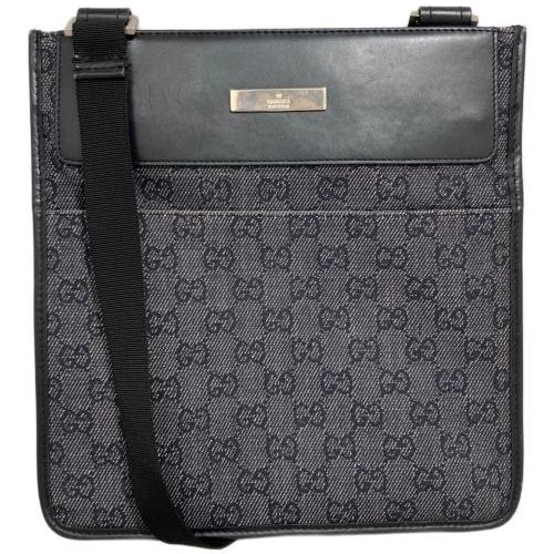 中古・古着通販】GUCCI (グッチ) ショルダーバッグ ネイビー
