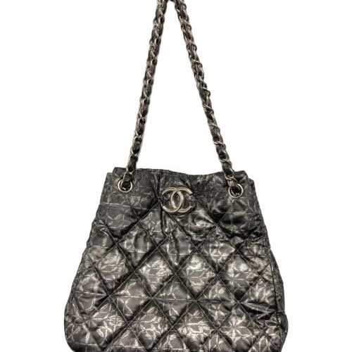 CHANEL シャネル ココマーク ショルダーバッグ A-9092 CHANEL ヴィンテージ シャネル ココマーク ショルダーバッグ ブラック