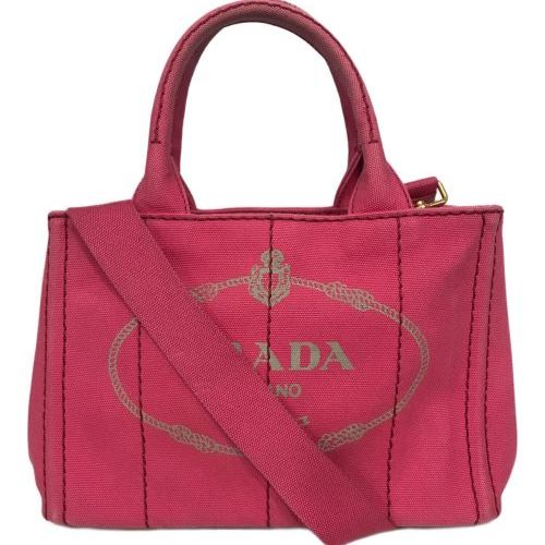 中古・古着通販】PRADA (プラダ) カナパ2WAYトートバッグPM ピンク