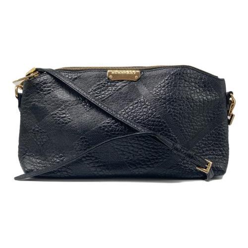 中古・古着通販】BURBERRY (バーバリー) 型押しレザーショルダー