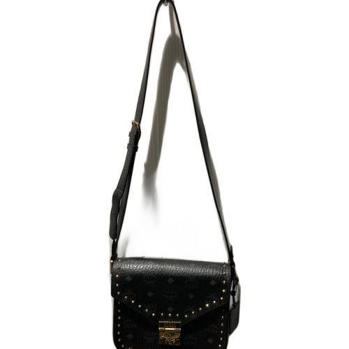 ポ*退様 MCM ショルダーバッグ ブラック 4454Q 状態良 ポ*退様 MCM
