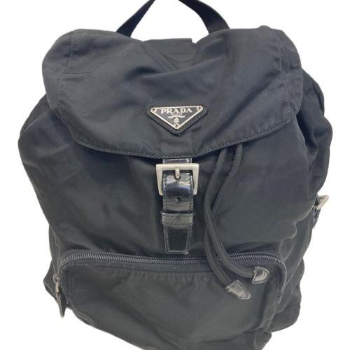 中古・古着通販】PRADA (プラダ) ナイロンミニリュック ブラック