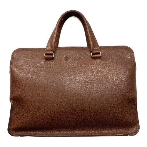 ガンゾ ビジネスバッグ GD 丸胴型 ブラウン 高級