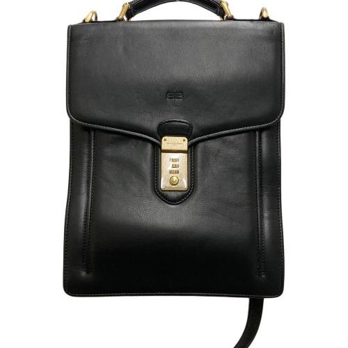 BALENCIAGA / バレンシアガ　ボストンバッグ ACE社製　BBロゴ バレンシアガ/ボストンバッグ/スカッシュ/ダークグレー/レザー