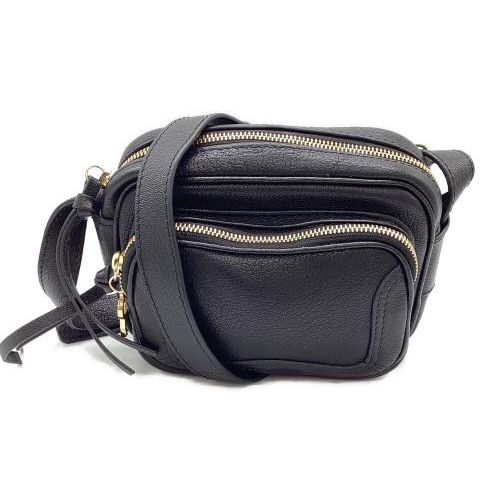 【未使用品級】See By Chloé ハナ　ショルダーバッグ　ブラック　レザー SEE BY CHLOE See By Chloe シーバイクロエ ハンドバッグ HANA