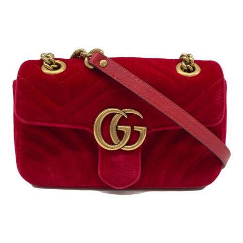GUCCI　ベルトバッグ　グッチ　GGマーモント　ベルベット グッチ GUCCI ウエストバッグ ベルトバッグ GGマーモント