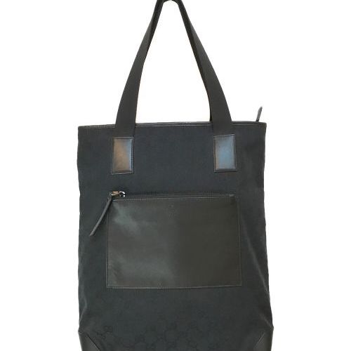 【中古・古着通販】GUCCI (グッチ) GGキャンバス トートバッグ ブラック サイズ:-｜ブランド・古着通販 トレファク公式【TREFAC  FASHION】スマホサイト