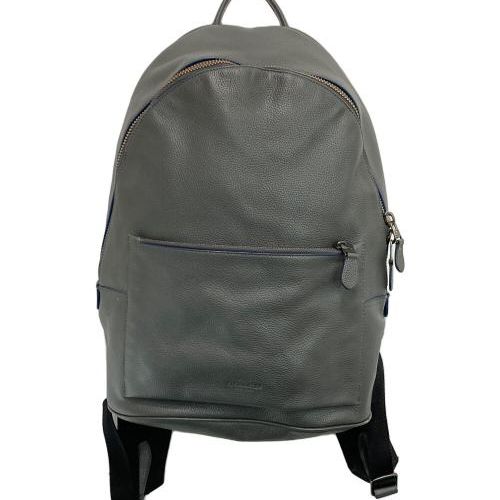 中古・古着通販】COACH (コーチ) レザーリュック グレー｜ブランド