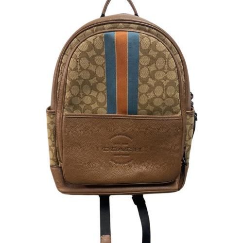 COACH コーチ リュック トンプソン シグネチャー ジャガード ブラウン COACH コーチ リュック トンプソン シグネチャージャガード