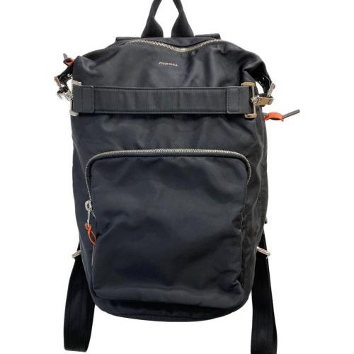 中古・古着通販】DIESEL (ディーゼル) ナイロンリュック ブラック