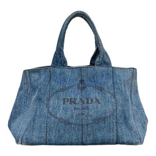 中古・古着通販】PRADA (プラダ) カナパデニムトートバッグM