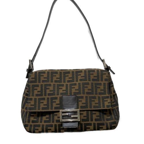 FENDI ズッカ柄　ヴィンテージ　マンマバケット　フェンディー FENDI 極 美品 フェンディ ヴィンテージ マンマバケット ズッカ FF 柄