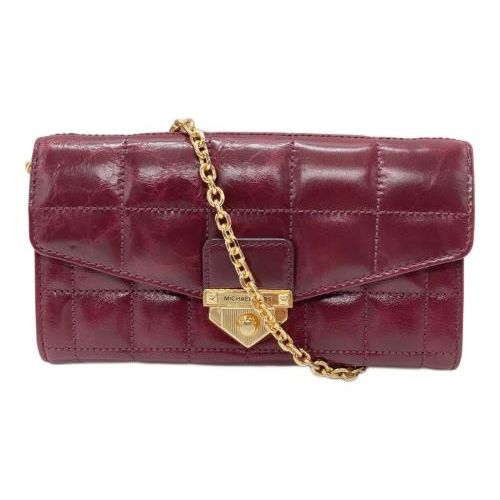 未使用品！MICHAEL KORS チェーン ショルダーバッグ ローズモチーフ 中古・古着通販】MICHAEL KORS (マイケルコース) チェーン