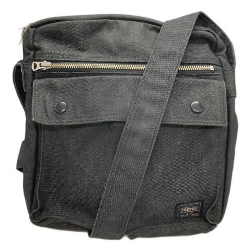 【未使用級】PORTER ポーター　スモーキー ショルダーバッグ　グレー 中古・古着通販】PORTER (ポーター) スモーキーショルダーバッグ