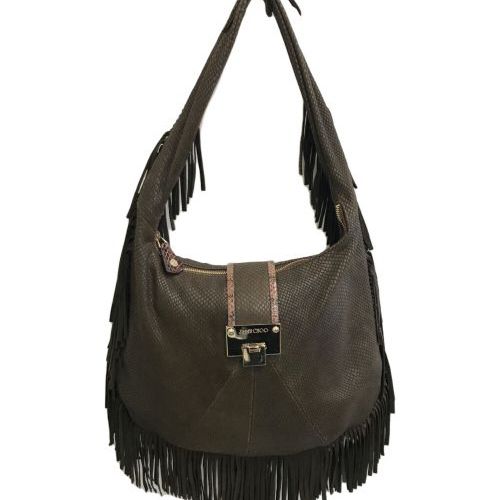 中古・古着通販】JIMMY CHOO (ジミーチュウ) フリンジワンショルダー 