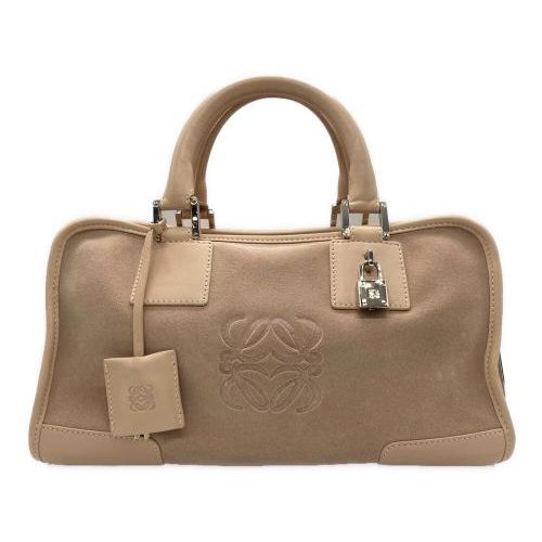 中古・古着通販】LOEWE (ロエベ) アナグラムロゴハンドバッグ ピンク