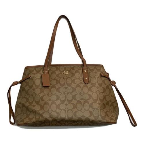 中古・古着通販】COACH (コーチ) シグネチャートートバッグ ブラウン