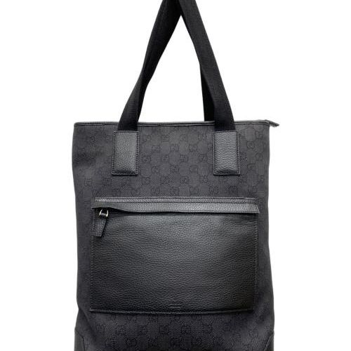 【レア商品】　GUCCI キャンパスバック GUCCI キャンバスGGパターンシェリーライントートバッグ