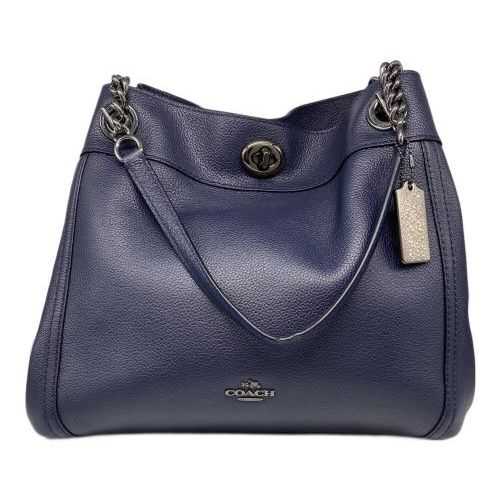 中古・古着通販】COACH (コーチ) ターンロックチェーントートバッグ
