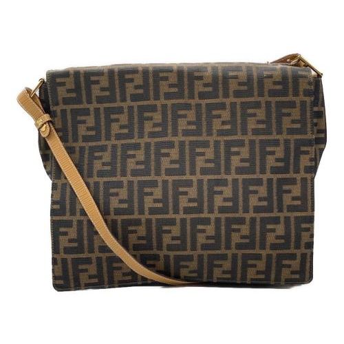 美品 90s old FENDI ズッカ柄 ジップベスト ジレ ブラウン 光沢