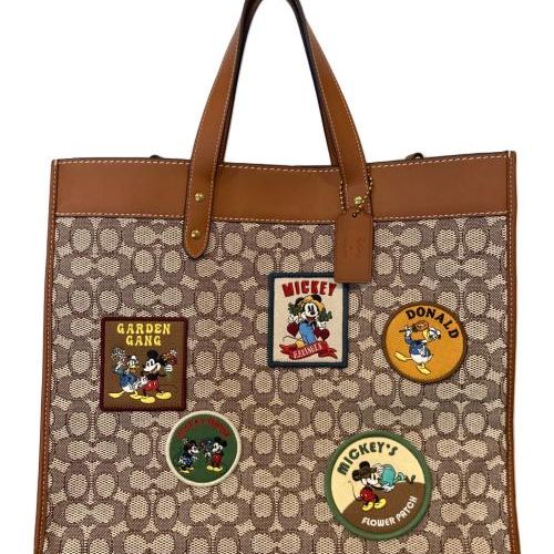 コーチフィールドトート40シグネチャーテキスタイルジャガードパッチ コーチフィールドトート40シグネチャーテキスタイルジャガードパッチ