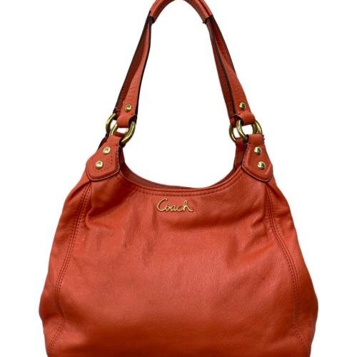 中古・古着通販】COACH (コーチ) ショルダーバッグ オレンジ