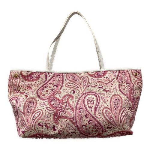 ETRO 花柄キャンバストートバッグ 中古・古着通販】ETRO (エトロ) オリエンタル柄キャンバストート