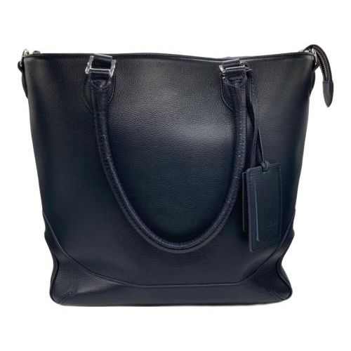 ペッレモルビダ　トートバッグ　ネイビー　中古品 中古・古着通販】PELLE MORBIDA (ペッレモルビダ) 縦型トート