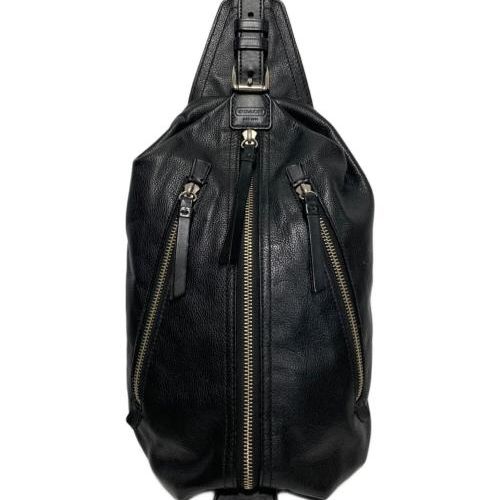 中古・古着通販】COACH (コーチ) レザーショルダーバッグ
