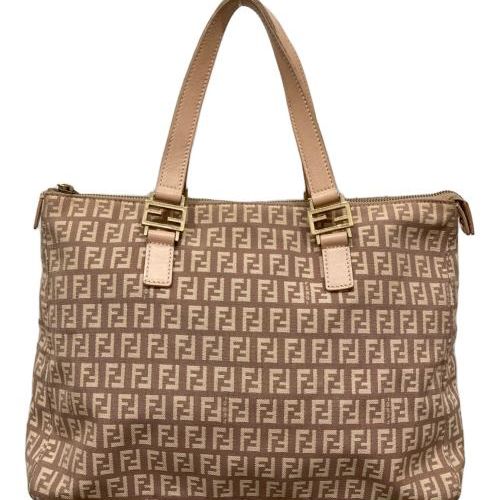 中古・古着通販】FENDI (フェンディ) ズッキーノ柄ハンドバッグ ピンク