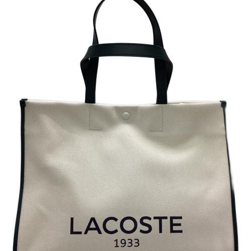 【未使用タグ付】LACOSTE ヘリテージキャンバス トートバッグ ユニセックス 未使用タグ付】LACOSTE ヘリテージキャンバス トートバッグ ユニ