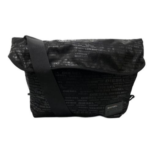 【値下げ可能】old diesel ディーゼル メッセンジャーバッグ 黒 中古・古着通販】DIESEL (ディーゼル) 総ロゴショルダーバッグ