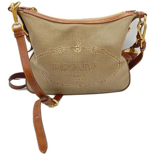 中古・古着通販】PRADA (プラダ) ジャガードロゴ キャンバス