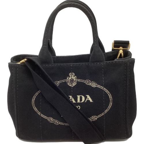 未使用品✨プラダ　トートバッグ 中古・古着通販】PRADA (プラダ) カナパ/トートバッグ ブラック