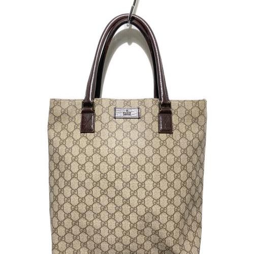 中古・古着通販】GUCCI (グッチ) GGスプリーム/トートバッグ ベージュ