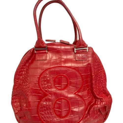 中古・古着通販】muta (ムータ) 型押し8バッグ レッド｜ブランド・古着